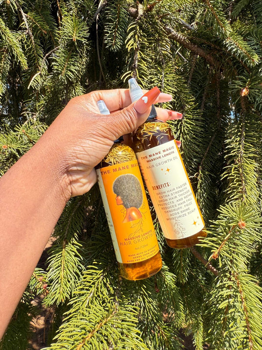 The Mane Magic hair growth oil & Aloe Vera hair growth butter