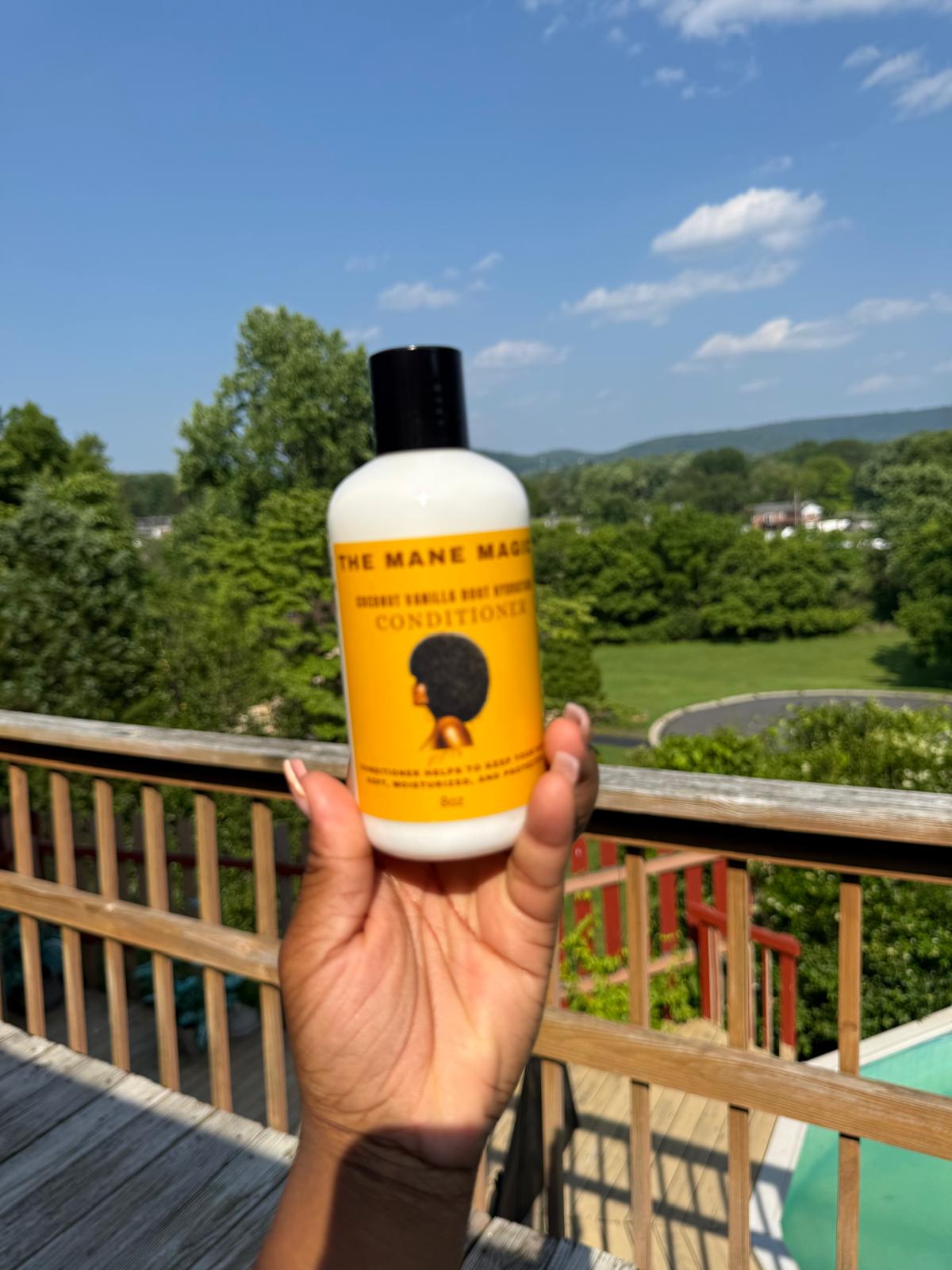 The Mane Magic Rosemary Mint shampoo & coconut vanilla conditioner