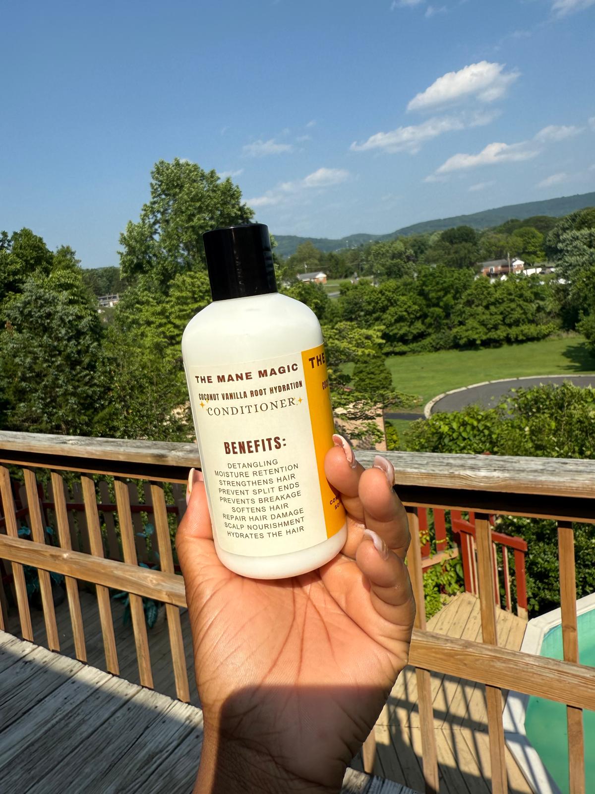 The Mane Magic Rosemary Mint shampoo & coconut vanilla conditioner