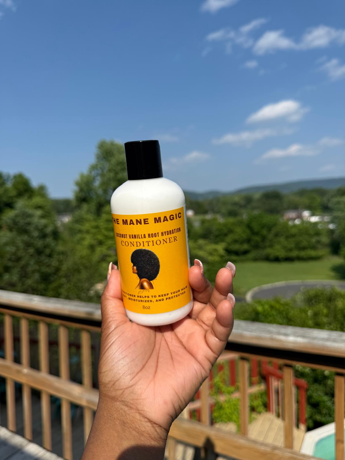 The Mane Magic Rosemary Mint shampoo & coconut vanilla conditioner